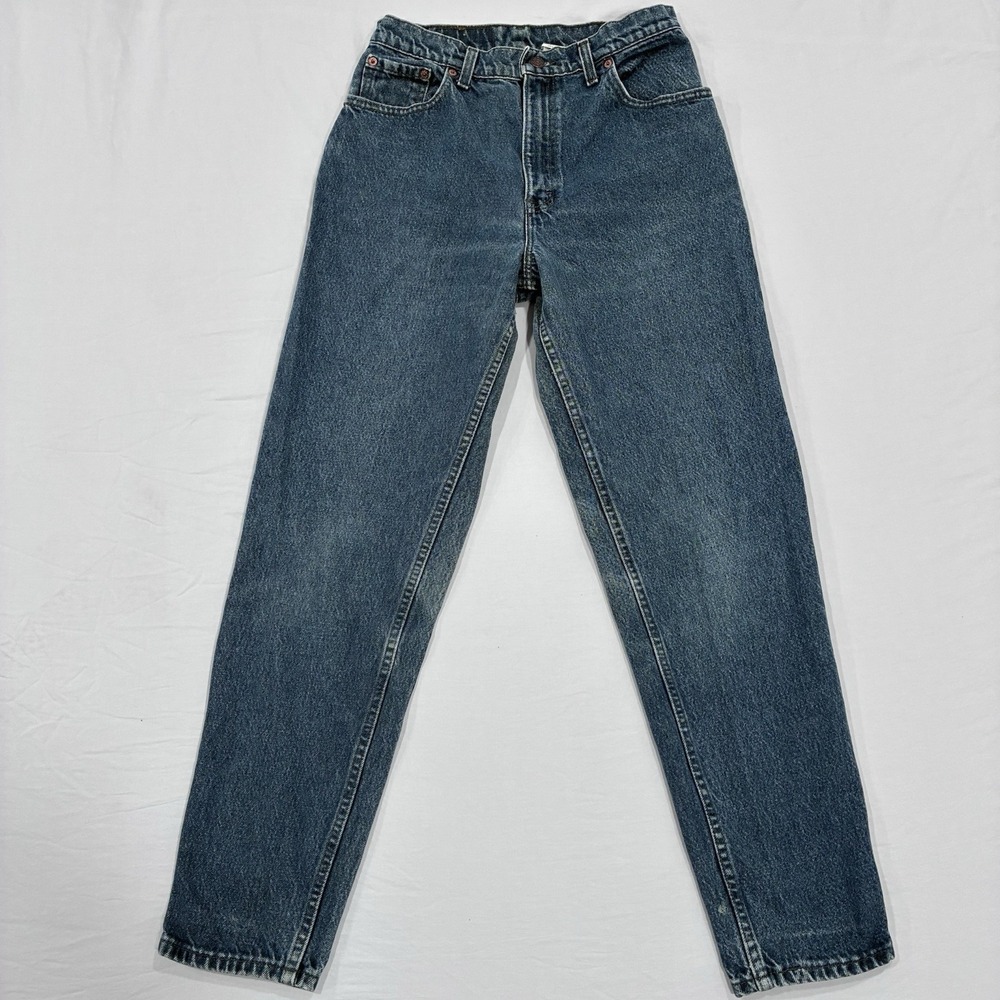 VINTAGE LEVIS 550 MOM JEANS Women's Size 10 high rise waist USA 100% Cotton 1992